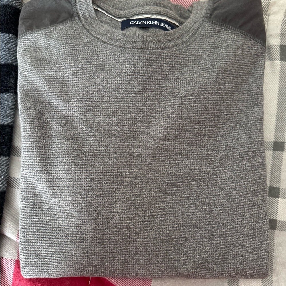 Calvin Klein Jeans Gray Sweater